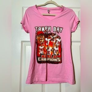 Large pink Tampa bay girl reserve buccaneers